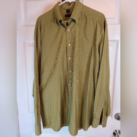 Jeff Rose Men's Formal Dress Shirt,  Size: XL Color: Green - Picture 1 of 14
